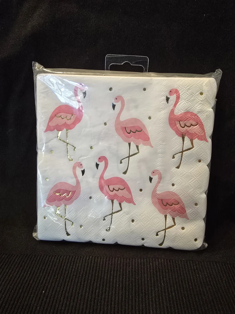 3 Pc Party Flamingo Pink Drink Set! - Ice Cube Tray, Paper Straws, & Napkins - Picture 2 of 7
